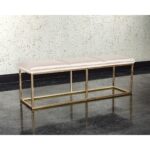 Alley Bench - Burnished Brass - Piccolo Prosecco 6 Alley Bench - Burnished Brass - Piccolo Prosecco 105517 105517 ALLEY BENCH PICCOLO PROSECCO BURNISHED BRASS 5
