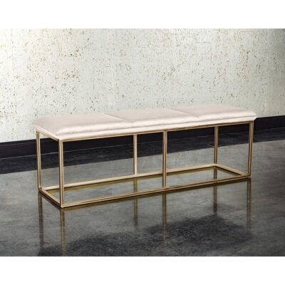 Alley Bench - Burnished Brass - Piccolo Prosecco 105517 105517 ALLEY BENCH PICCOLO PROSECCO BURNISHED BRASS 5