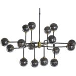 Deimos Chandelier - Large - Smoke Grey 9 Deimos Chandelier - Large - Smoke Grey 105527 105527 DEIMOS CEILING LIGHT LARGE SMOKE GREY 1