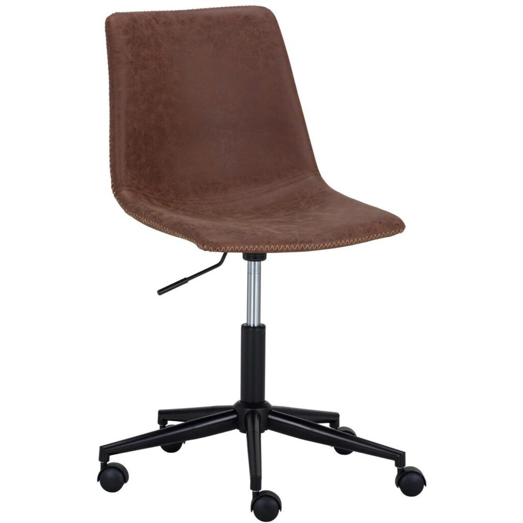 Cal Office Chair - Antique Brown