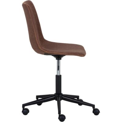 Cal Office Chair - Antique Brown 105580 105580 CAL OFFICE CHAIR ANTIQUE BROWN 2