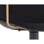 Cassius Swivel Dining Armchair - Abbington Black / Bravo Black 11 Cassius Swivel Dining Armchair - Abbington Black / Bravo Black 105614 105614 CASSIUS SWIVEL CHAIR ABBINGTON BLACK BRAVO BLACK 6