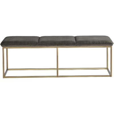 Alley Bench - Rustic Bronze - Piccolo Pebble 105628 105628 ALLEY BENCH PICCOLO PEBBLE 1