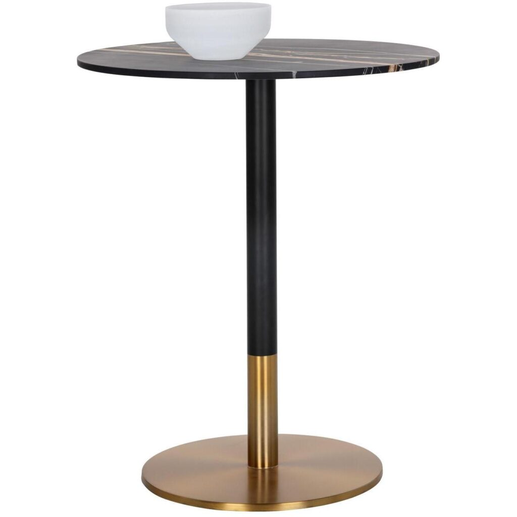 Massie Bar Table - Black Marble