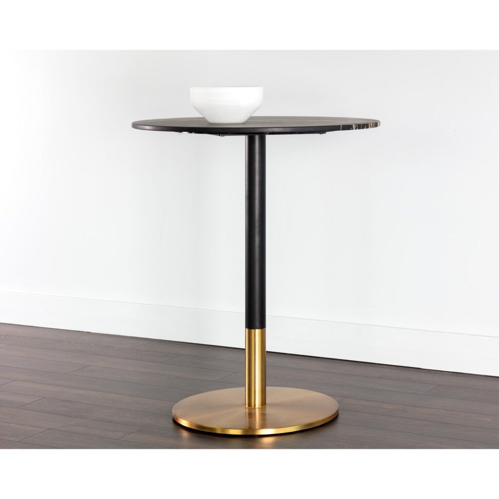 Massie Bar Table - Black Marble - Image 4