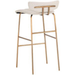 Lorelei Barstool - Dillon Cream 9 Lorelei Barstool - Dillon Cream 105701 105701 LORELEI BARSTOOL BRAVO CREAM 3
