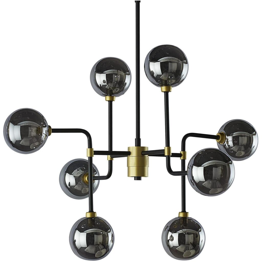 Deimos Chandelier - Small - Smoke Grey - Image 2