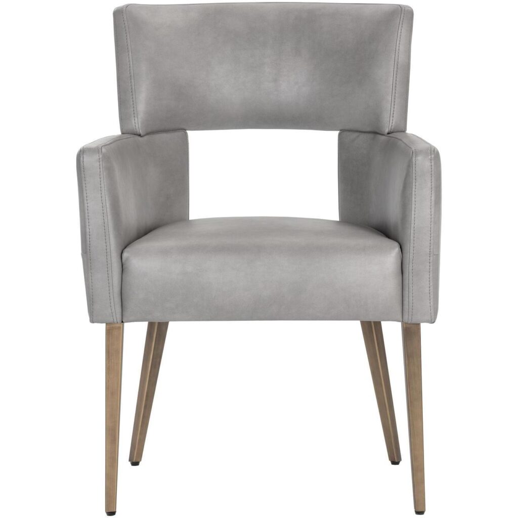 Amerie Dining Armchair - Bravo Metal - Image 2