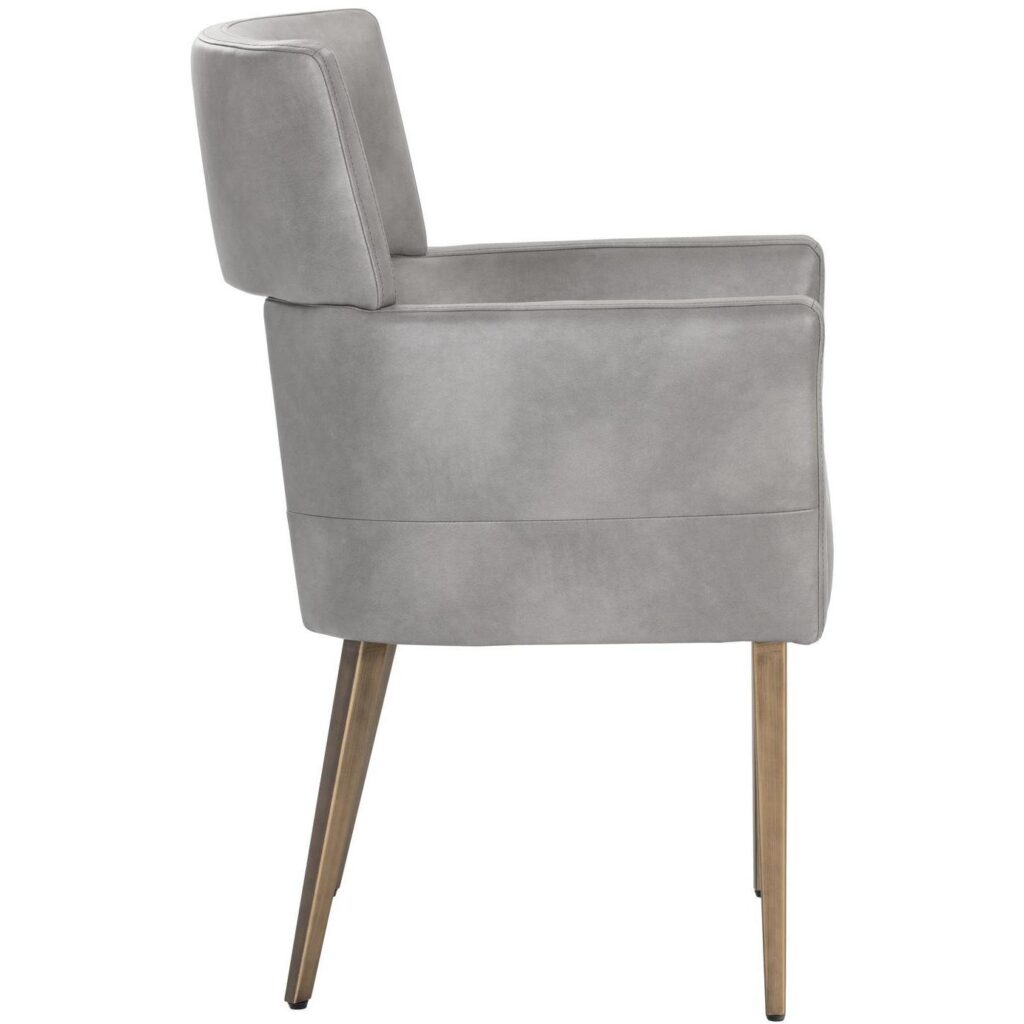 Amerie Dining Armchair - Bravo Metal - Image 3