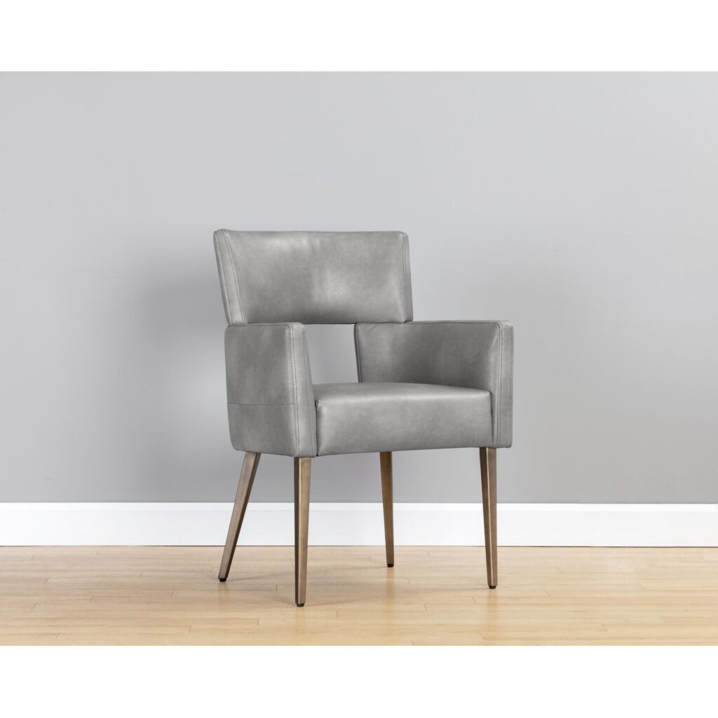 Amerie Dining Armchair - Bravo Metal - Image 5