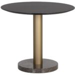 Monaco Bistro Table - Gold - Grey Marble / Charcoal Grey - 35.5" 6 Monaco Bistro Table - Gold - Grey Marble / Charcoal Grey - 35.5" 105878 105878 MONACO BISTRO TABLE GOLD LIGHT GREY MARBLE CHARCOAL GREY 1