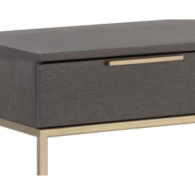 Rebel Console Table With Drawers - Gold - Charcoal Grey 105889 105889 REBEL CONSOLE TABLE GOLD CHARCOAL GREY 6