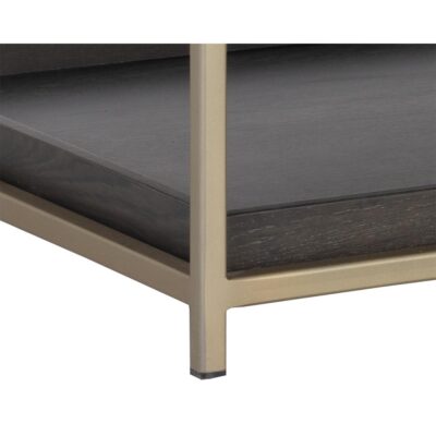 Rebel Console Table With Drawers - Gold - Charcoal Grey 105889 105889 REBEL CONSOLE TABLE GOLD CHARCOAL GREY 7