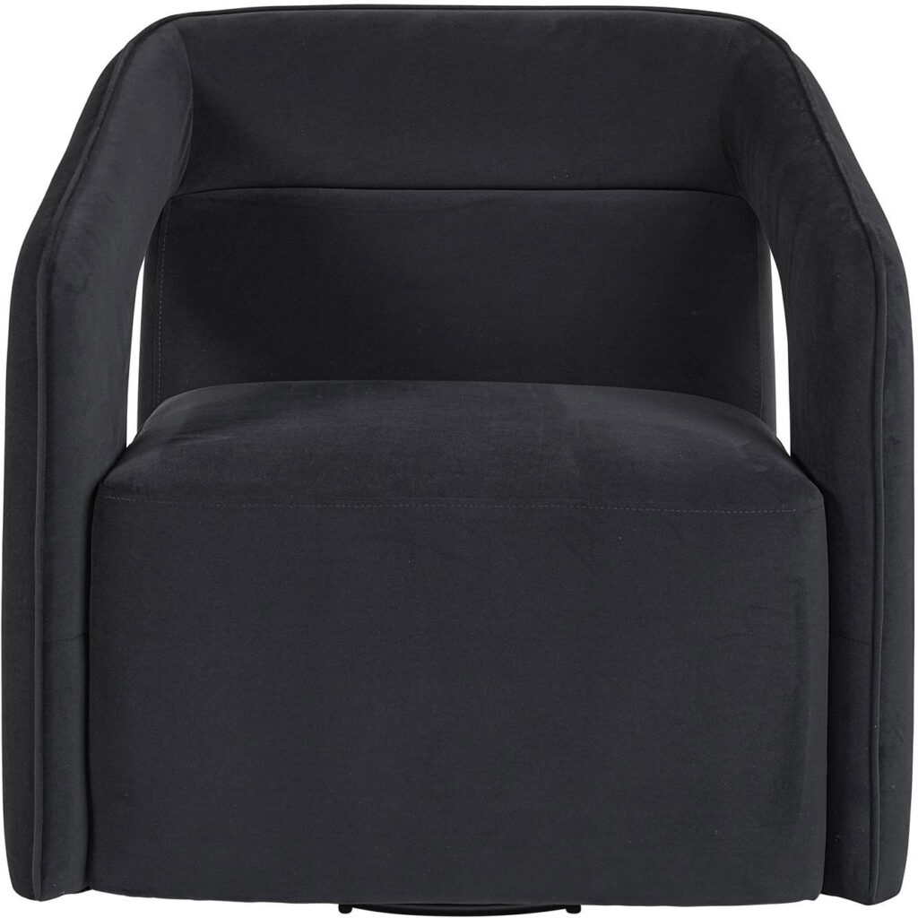 Kendrick Swivel Lounge Chair - Abbington Black - Image 2