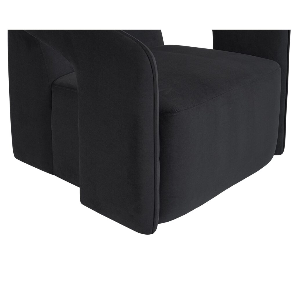 Kendrick Swivel Lounge Chair - Abbington Black - Image 7