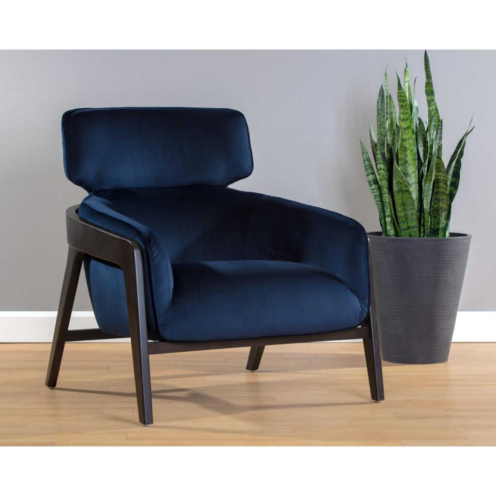 Maximus Lounge Chair - Metropolis Blue - Image 5