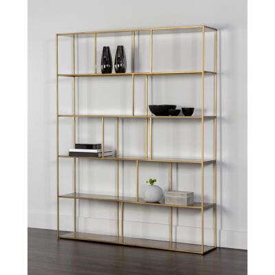 Eiffel Bookcase - Extra Large - Antique Brass 105940 105940 EIFFEL BOOKCASE EXTRA LARGE ANTIQUE BRASS 5