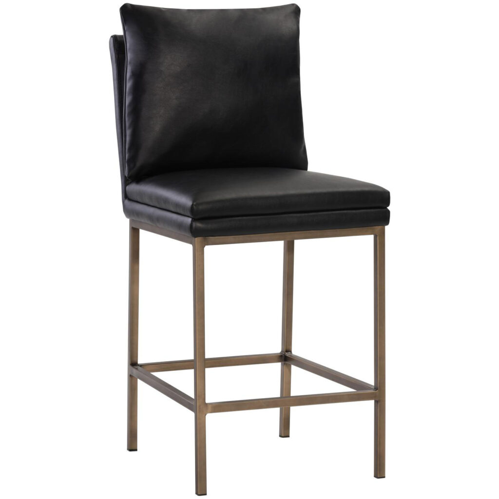 Paige Counter Stool - Bravo Black