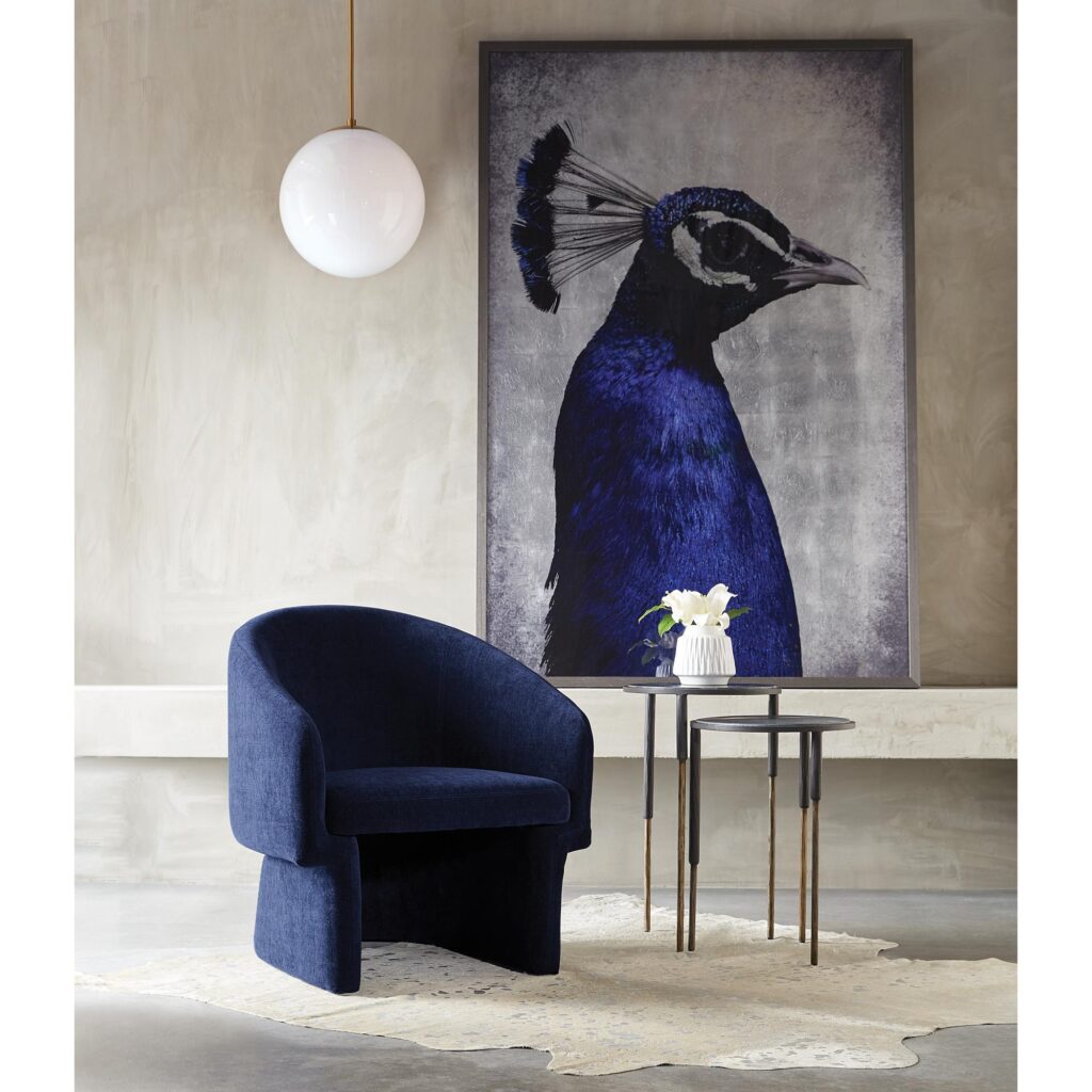 Lauryn Lounge Chair - Danny Navy - Image 10