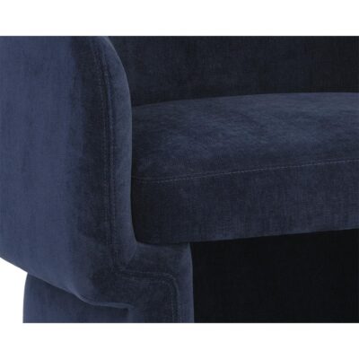 Lauryn Lounge Chair - Danny Navy 105964 105964 LAURYN ARMCHAIR DANNY NAVY 6