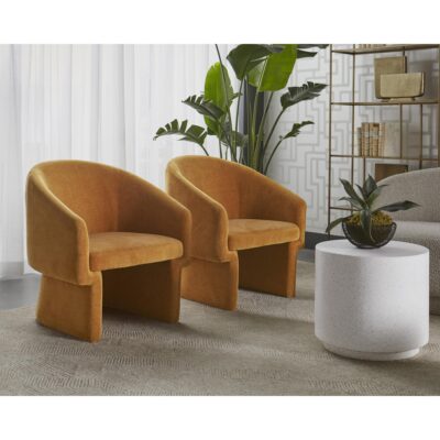 Lauryn Lounge Chair - Danny Amber 105965 105965 LAURYN ARMCHAIR DANNY AMBER 5