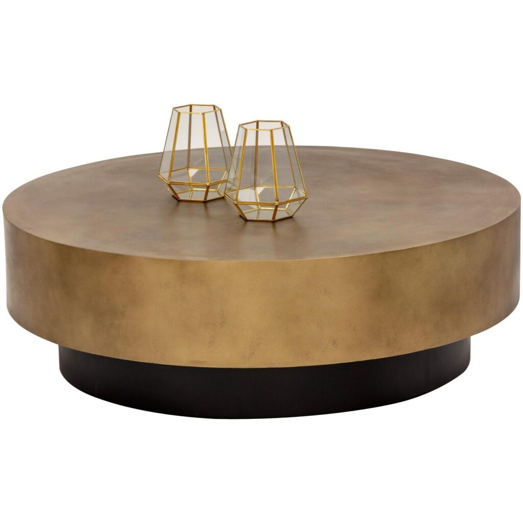 Bernaby Coffee Table - Antique Brass