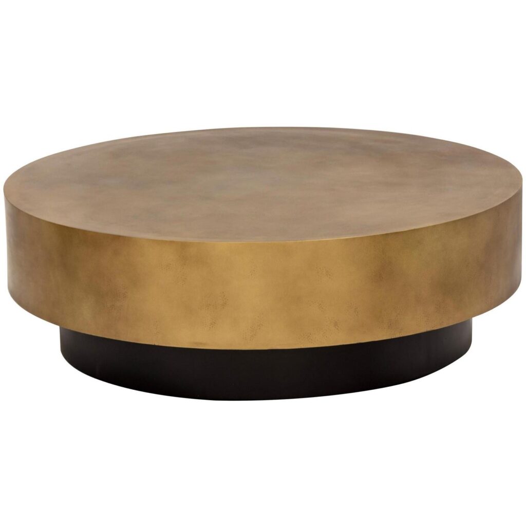 Bernaby Coffee Table - Antique Brass - Image 2