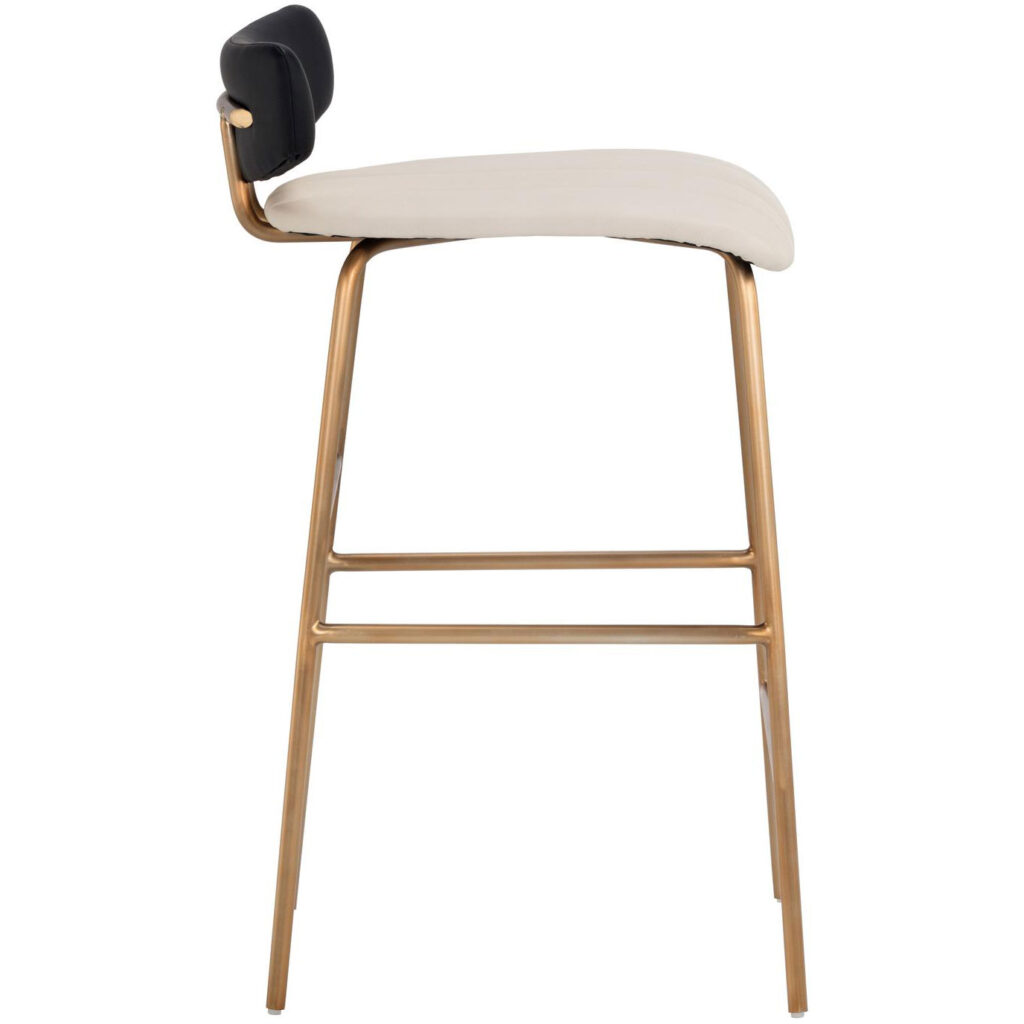 Lorelei Counter Stool - Dillon Cream / Dillon Black - Image 2