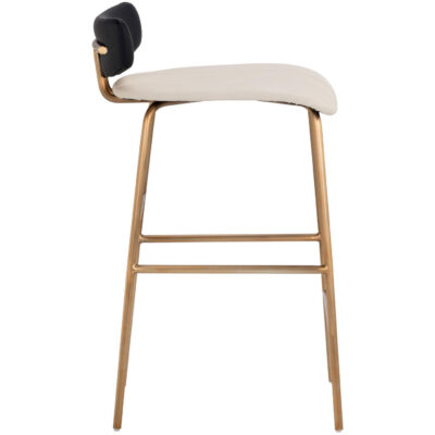 Lorelei Counter Stool - Dillon Cream / Dillon Black 106019 106019 LORELEI COUNTER STOOL 2