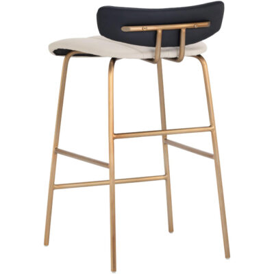 Lorelei Counter Stool - Dillon Cream / Dillon Black 106019 106019 LORELEI COUNTER STOOL 3