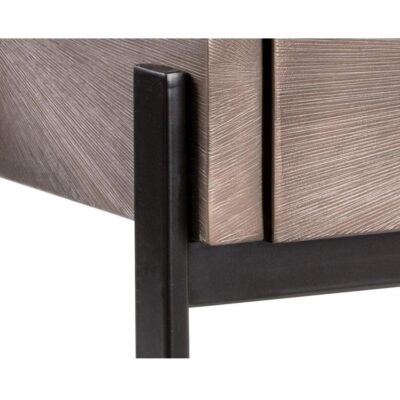 Modena Nightstand - Small - Gunmetal 106021 106021 MODENA NIGHTSTAND 7