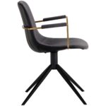 Cassius Swivel Dining Armchair - Slate Tint / Nightfall Black 9 Cassius Swivel Dining Armchair - Slate Tint / Nightfall Black 106022 106022 CASSIUS SWIVEL CHAIR SLATE TINT NIGHTFALL BLACK 2