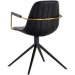 Cassius Swivel Dining Armchair - Slate Tint / Nightfall Black 10 Cassius Swivel Dining Armchair - Slate Tint / Nightfall Black 106022 106022 CASSIUS SWIVEL CHAIR SLATE TINT NIGHTFALL BLACK 3