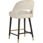 Monae Counter Stool - Bravo Cream / Polo Club Muslin 8 Monae Counter Stool - Bravo Cream / Polo Club Muslin 106026 106026 MONAE COUNTER STOOL BRAVO CREAM POLO CLUB MUSLIN 3