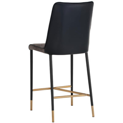 Klaus Counter Stool - Black - Sparrow Grey / Napa Black 106037 106037 Klaus Counter stool Black Sparrow Grey Napa Black 3