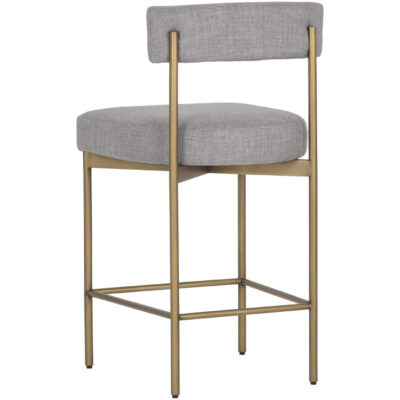 Seneca Counter Stool - Antique Brass - Arena Cement 106061 106061 SENECA COUNTER STOOL ARENA CEMENT 3