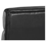 Collin Office Chair - Brown - Cortina Black Leather 31 Collin Office Chair - Brown - Cortina Black Leather - Image 15