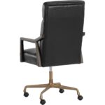 Collin Office Chair - Brown - Cortina Black Leather 23 Collin Office Chair - Brown - Cortina Black Leather - Image 7