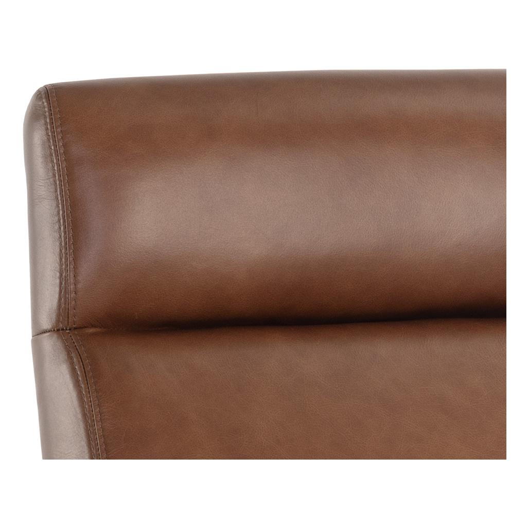 Collin Office Chair - Brown - Shalimar Tobacco Leather 13 Collin Office Chair - Brown - Shalimar Tobacco Leather - Image 13