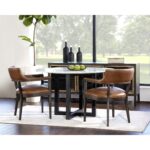 Brylea Dining Armchair - Brown - Shalimar Tobacco Leather 36 Brylea Dining Armchair - Brown - Shalimar Tobacco Leather - Image 18