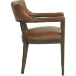 Brylea Dining Armchair - Brown - Shalimar Tobacco Leather 23 Brylea Dining Armchair - Brown - Shalimar Tobacco Leather - Image 5