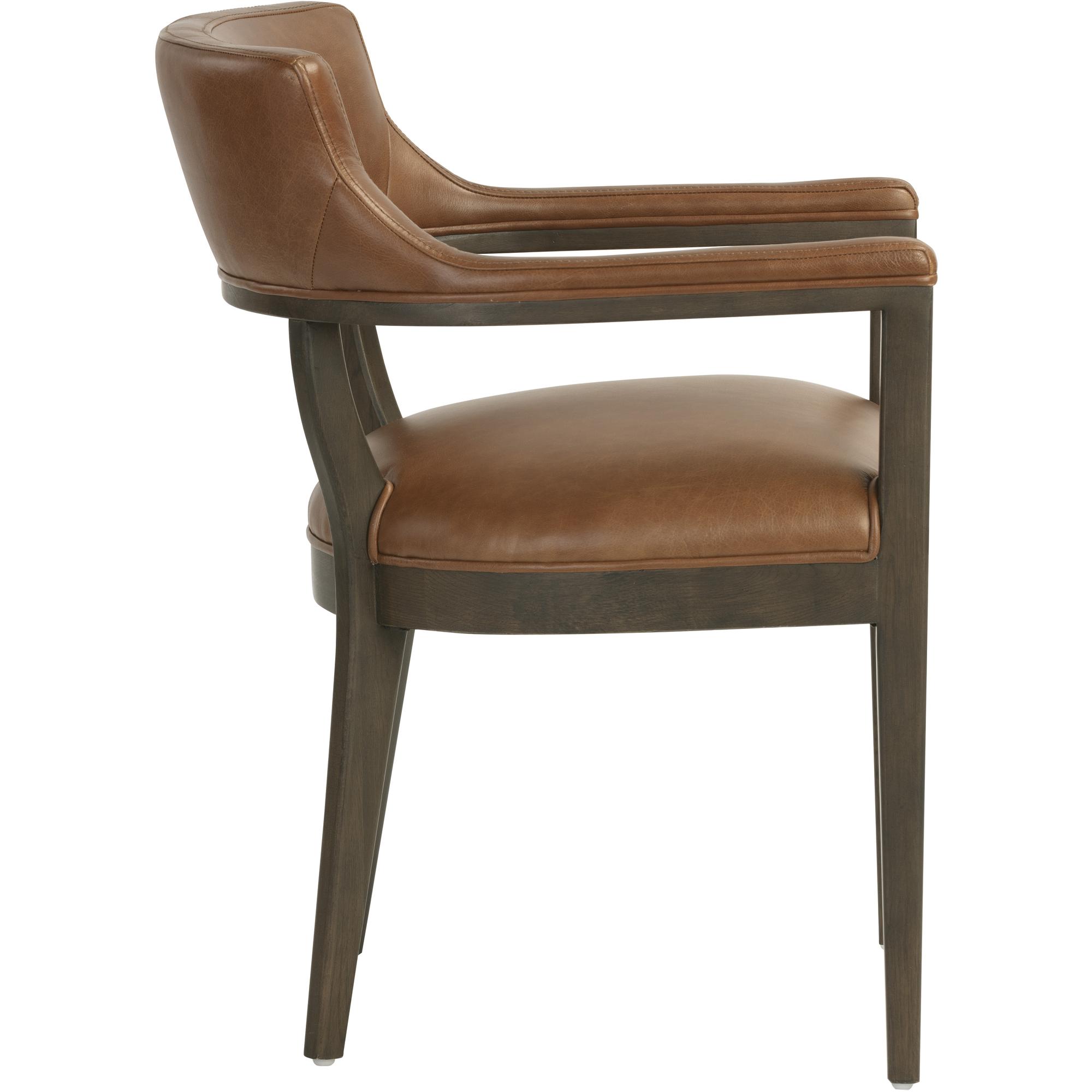 Brylea Dining Armchair - Brown - Shalimar Tobacco Leather 5 Brylea Dining Armchair - Brown - Shalimar Tobacco Leather - Image 5