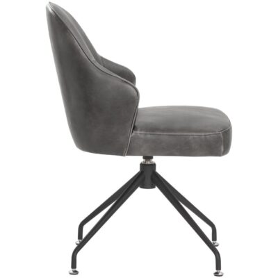 Bretta Swivel Dining Chair - Overcast Grey 106102 106102 BRETTA SWIVEL DINING CHAIR OVERCAST GREY 2