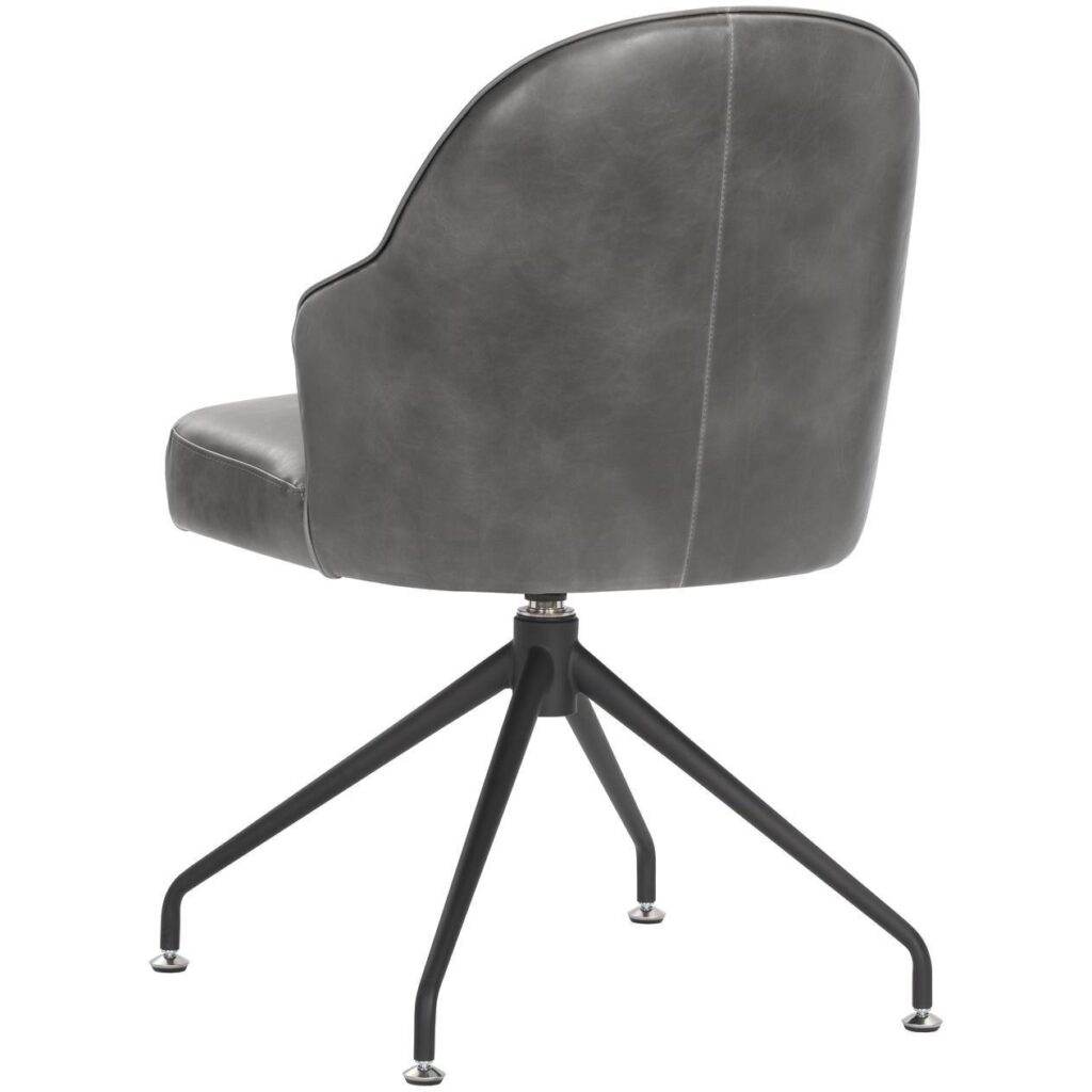 Bretta Swivel Dining Chair - Overcast Grey - Image 4