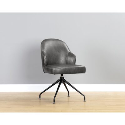 Bretta Swivel Dining Chair - Overcast Grey 106102 106102 BRETTA SWIVEL DINING CHAIR OVERCAST GREY 5