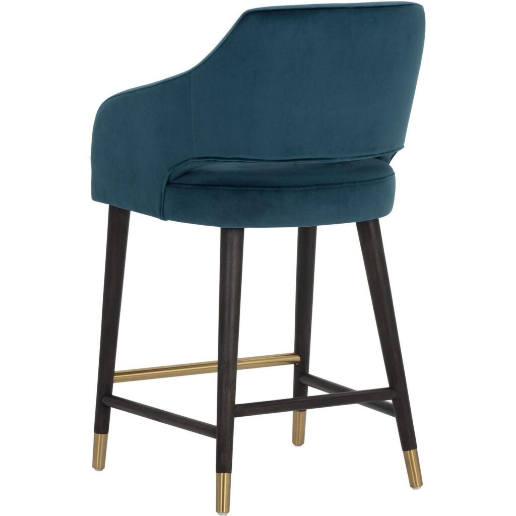 Adelaide Counter Stool - Timeless Teal - Image 3