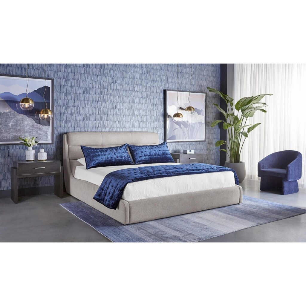 Senna Bed - King - Belfast Heather Grey - Image 2