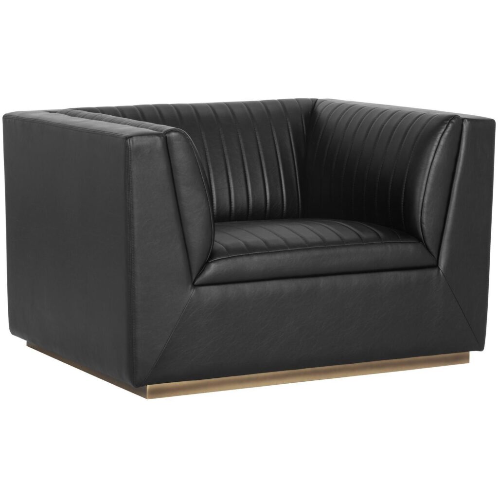 Bradley Armchair - Vintage Black