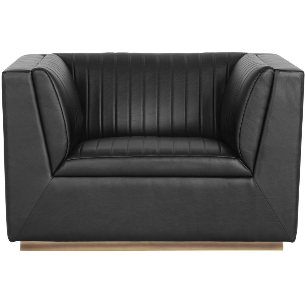 Bradley Armchair - Vintage Black - Image 2