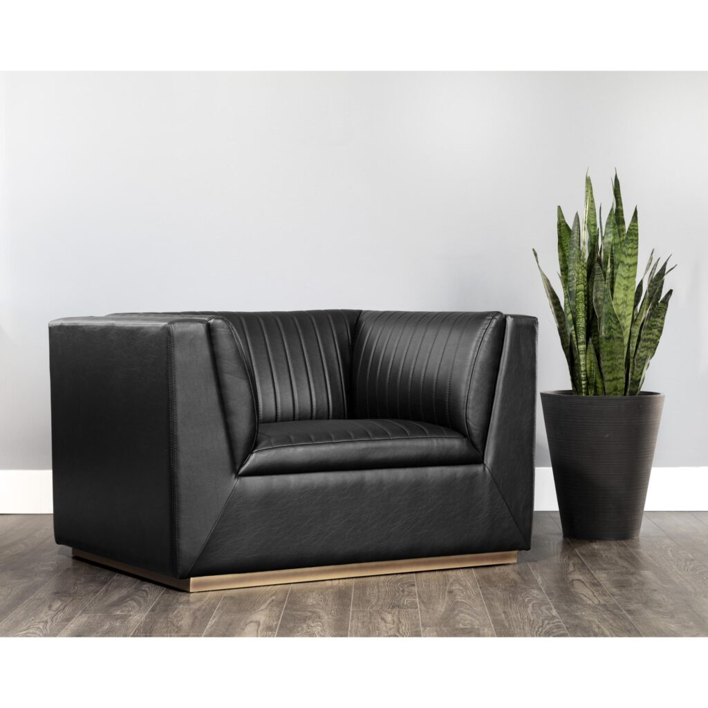 Bradley Armchair - Vintage Black - Image 5